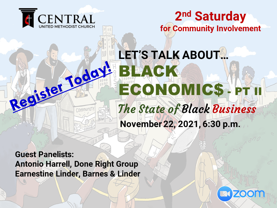 2nd Saturday Black Economics Central UMC - Black Business revised