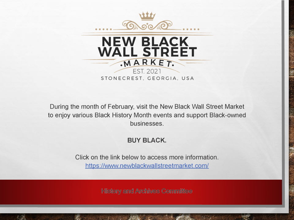 Black Wall Street Slider