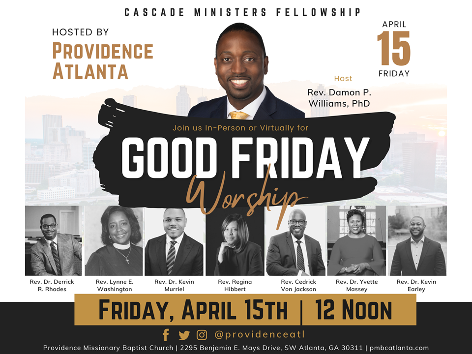 A poster of the good friday worship.