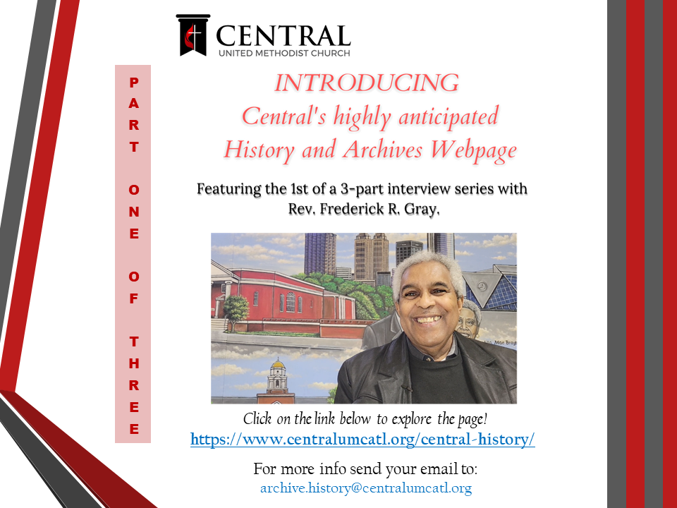 CUMC Archives and History Web Page Announcement Pt 1 of 3 rev