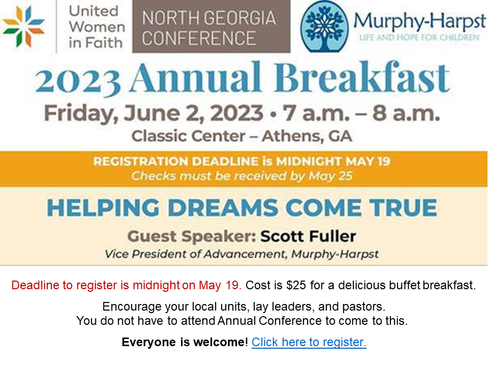 UWF Annual Conference 2023 Breakfast