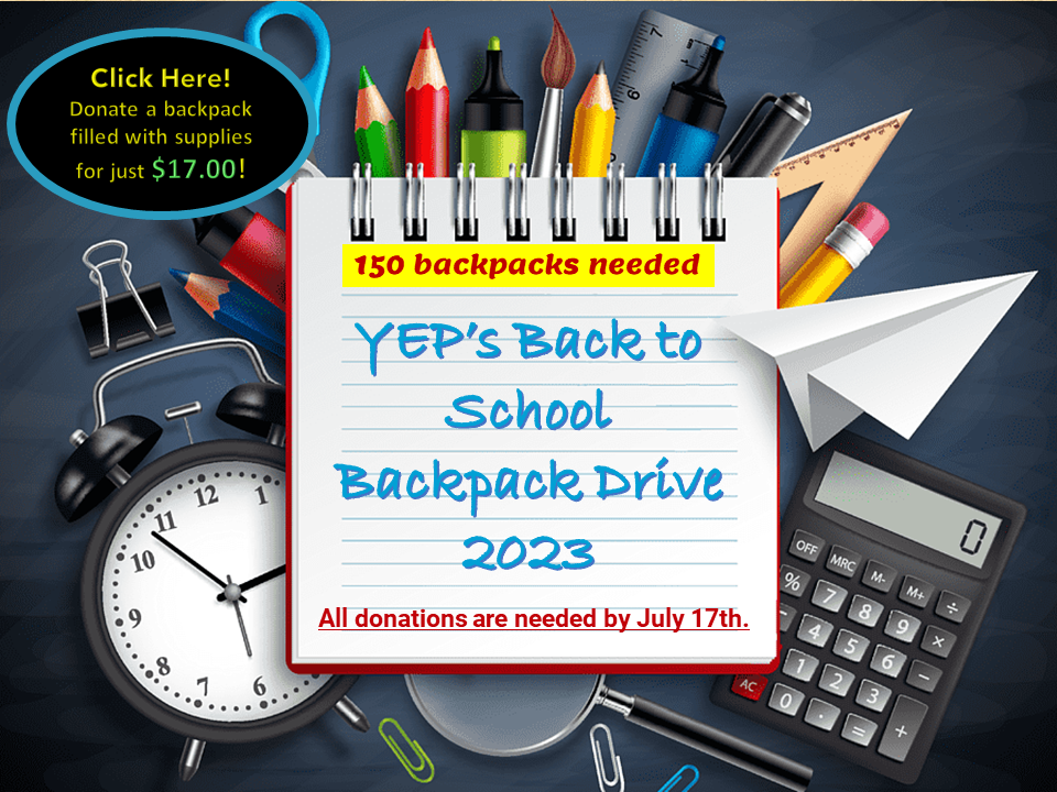 YEP Back to School Backpack Drive 2023