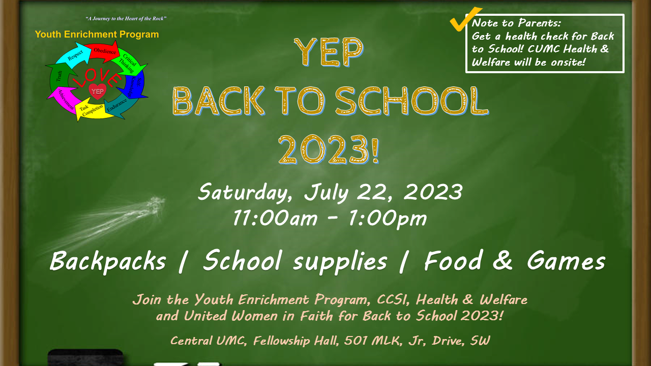 YEP Back to School 2023 Event - July 22 2023