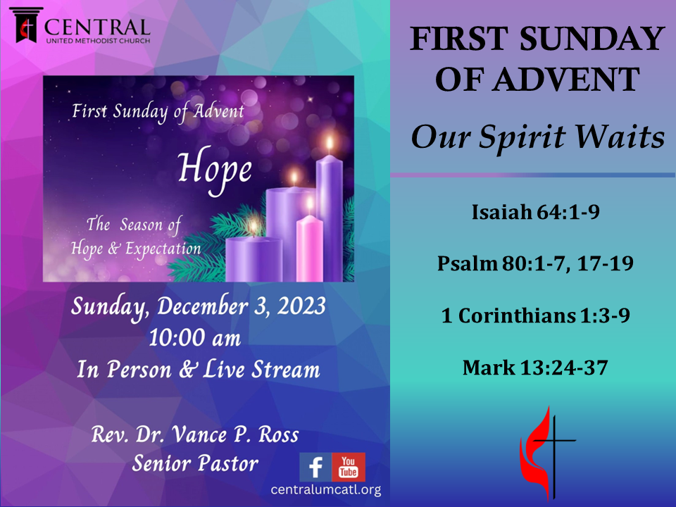 CUMC Worship Sunday Slider December 3 2023