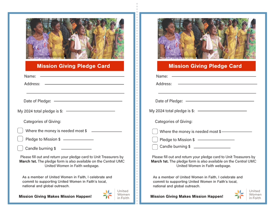 Central United Women in Faith - Central United Methodist Church