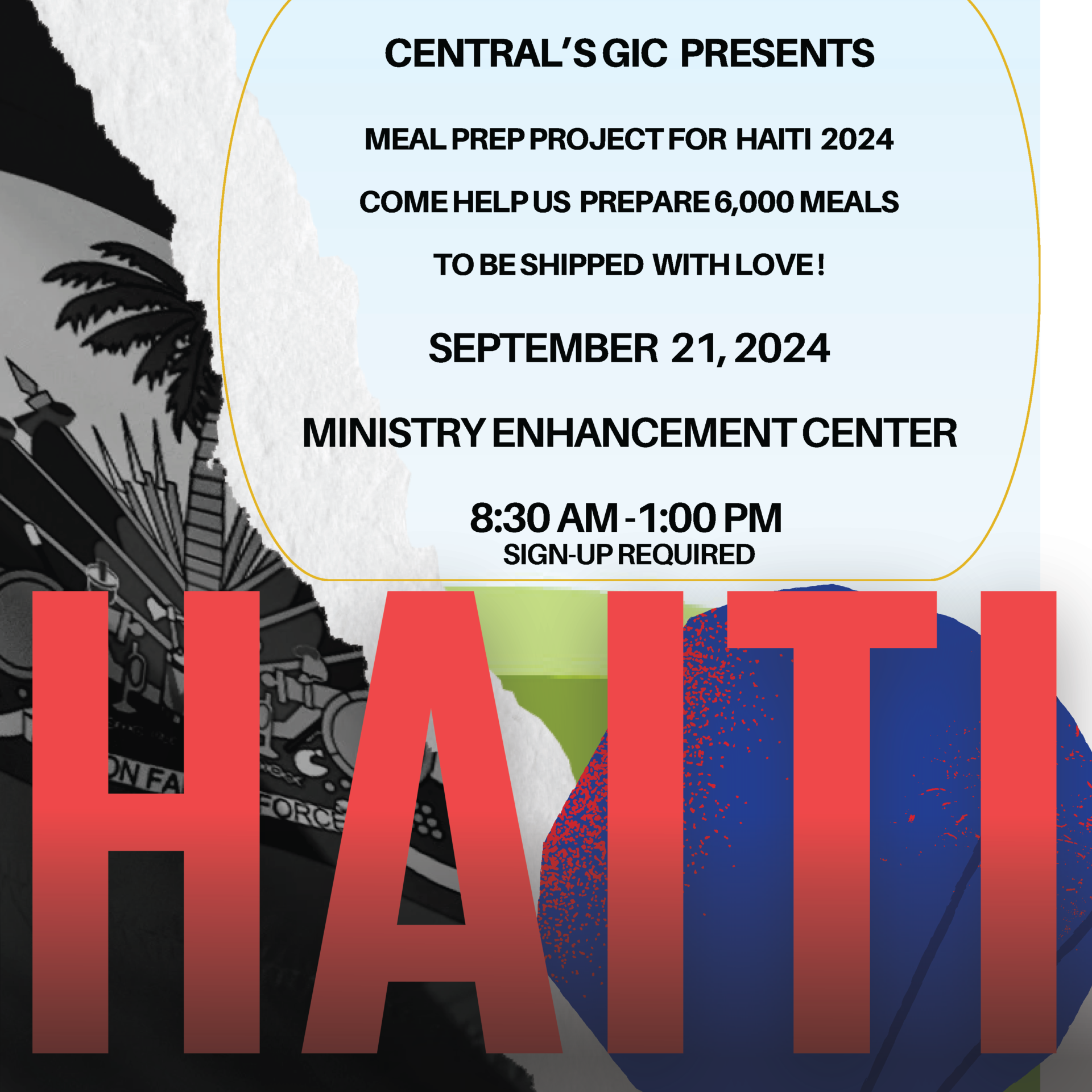 Haiti Meal Prep Project Announcement 2024