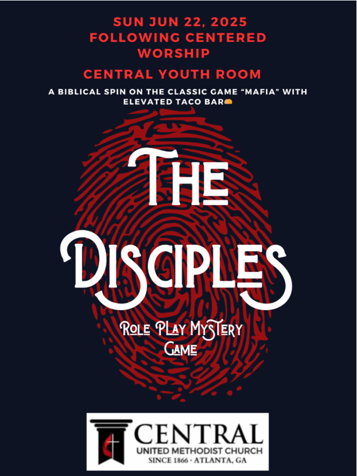 CUMC Youth and Young Adults Events The Disciples CUMC Youth and Young Adults Events The Disciples