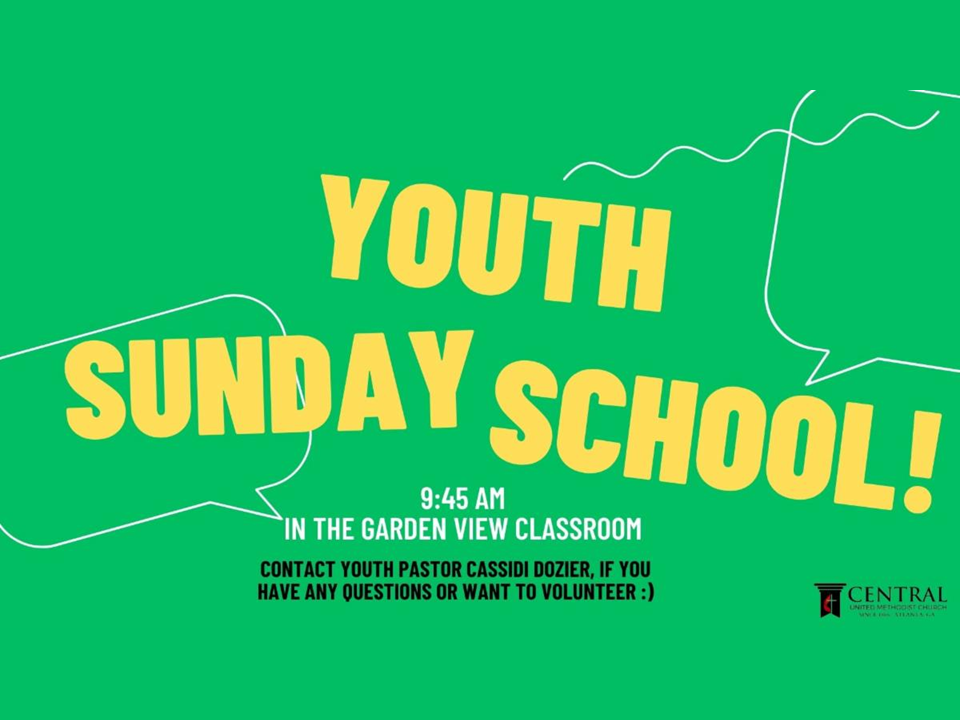 CUMC Youth Sunday School Slider