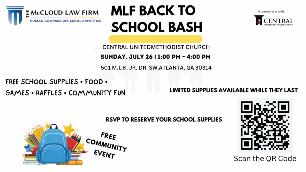 CUMC Back to School Bash July 26