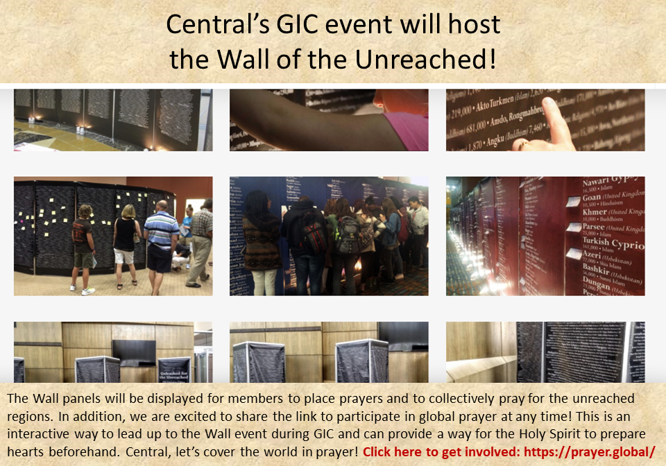 GIC Wall of the Unreached